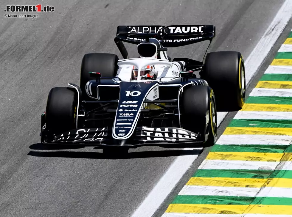 Pierre Gasly im AlphaTauri AT03 im Training zum Formel-1-Rennen in Brasilien 2022 Foto zur News: Pierre Gasly im AlphaTauri AT03 im Training zum Formel-1-Rennen in Brasilien 2022