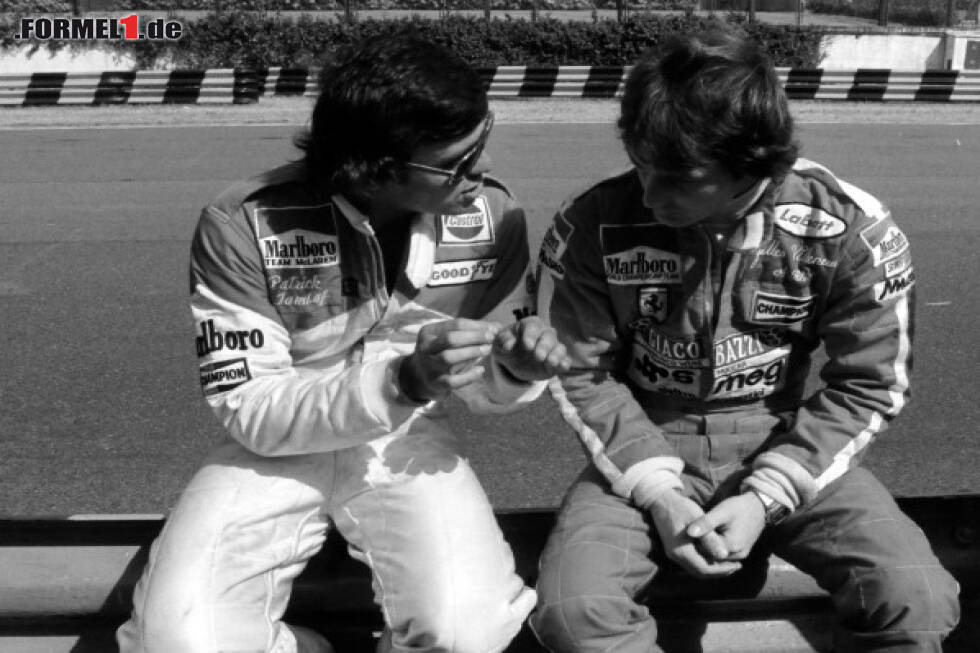 Foto zur News: Patrick Tambay und Gilles Villeneuve
