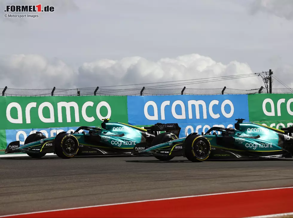 Sebastian Vettel, Lance Stroll Foto zur News: Sebastian Vettel, Lance Stroll