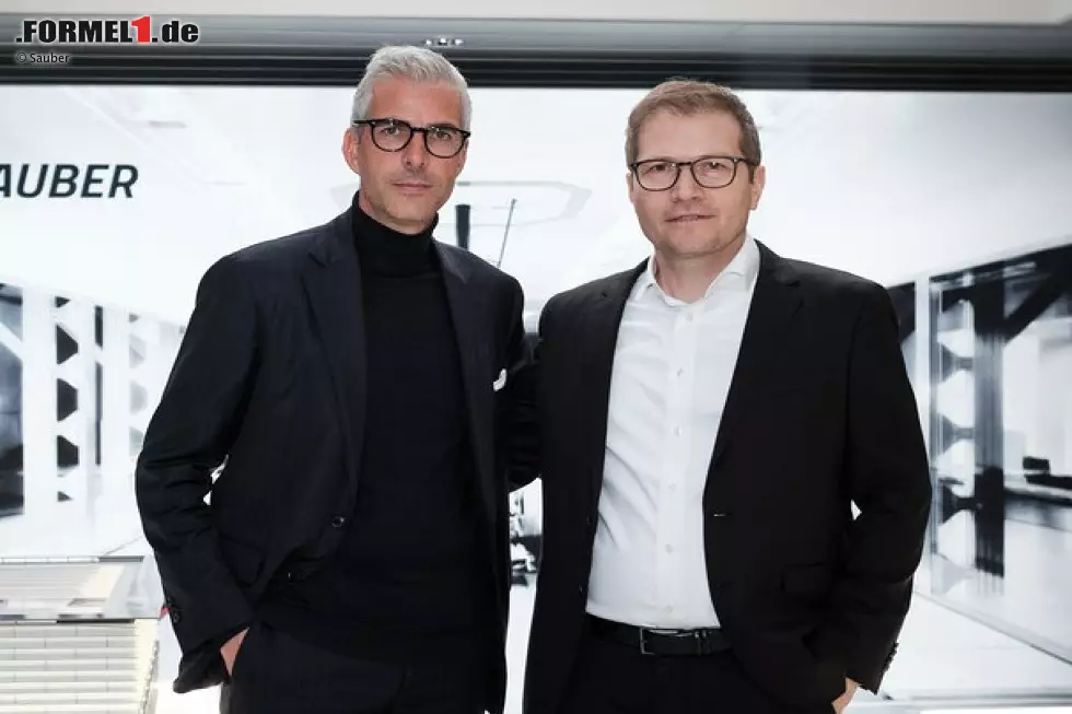 Alessandro Alunni Bravi und Andreas Seidl Foto zur News: Alessandro Alunni Bravi und Andreas Seidl