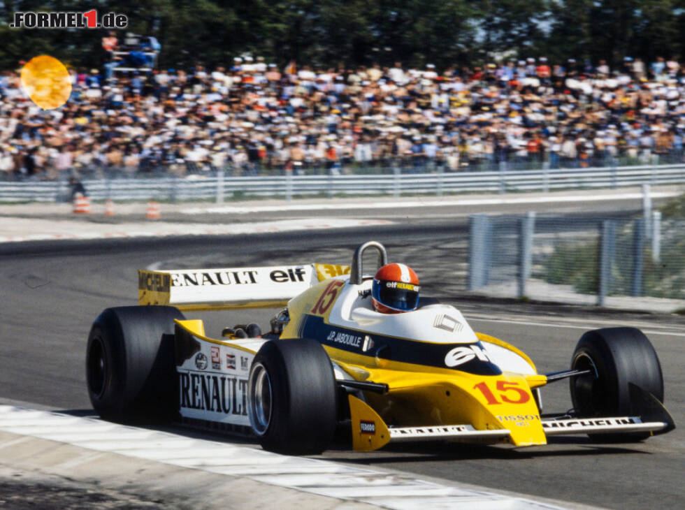 Jean-Pierre Jabouille im Renault RS01 beim GP Frankreich 1979 in Dijon Foto zur News: Jean-Pierre Jabouille im Renault RS01 beim GP Frankreich 1979 in Dijon