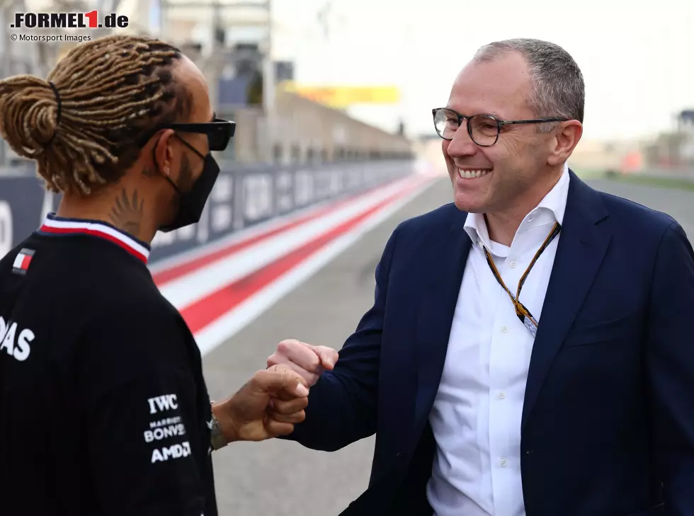 Foto zur News: Lewis Hamilton, Stefano Domenicali