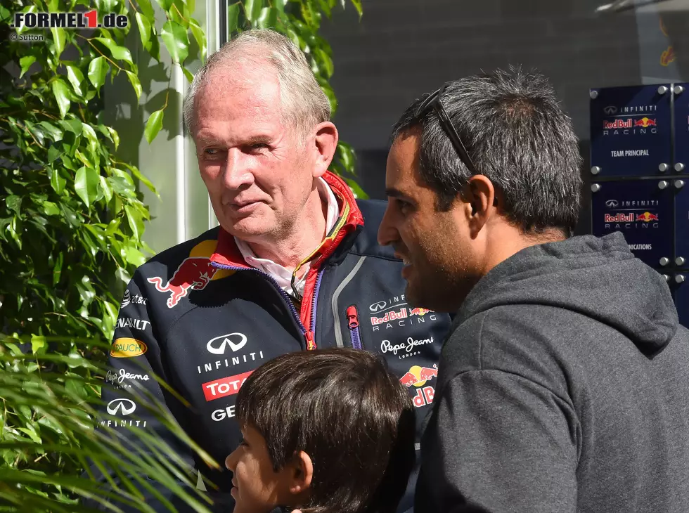 Foto zur News: Juan Pablo Montoya, Helmut Marko