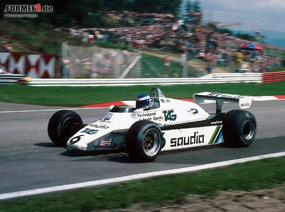 Keke Rosberg im Williams FW08 Foto zur News: Keke Rosberg im Williams FW08