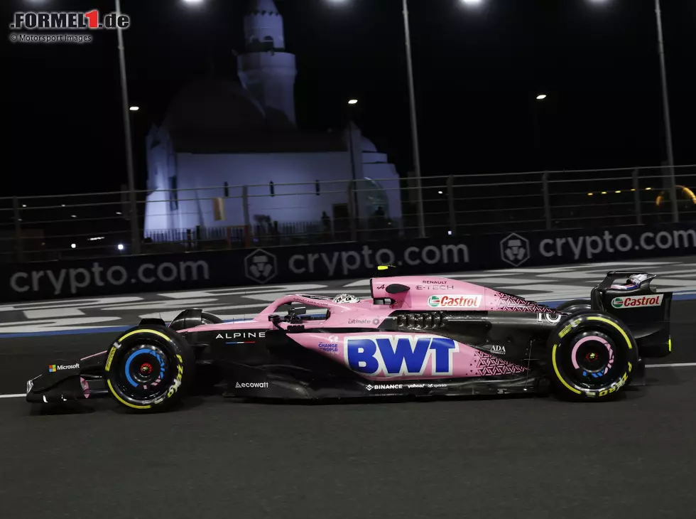 Foto zur News: Pierre Gasly (Alpine A523) im Training zum Formel-1-Rennen in Saudi-Arabien 2023