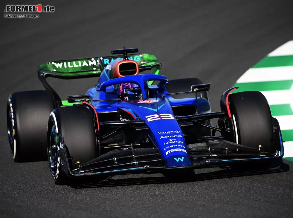 Foto zur News: Alexander Albon (Williams FW45) beim Formel-1-Training in Saudi-Arabien 2023