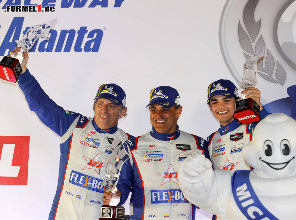Henrik Hedman, Juan Pablo Montoya, Sebastian Montoya Foto zur News: Henrik Hedman, Juan Pablo Montoya, Sebastian Montoya