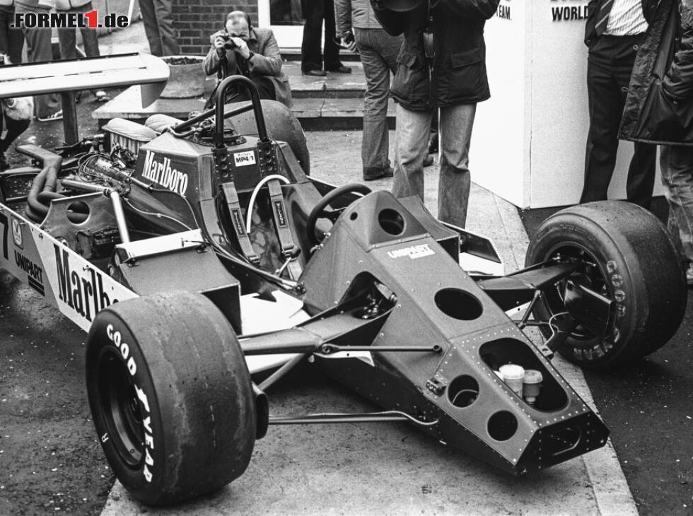 Foto zur News: Der McLaren MP4/1 aus der Saison 1981 mit Kohlefaser-Chassis