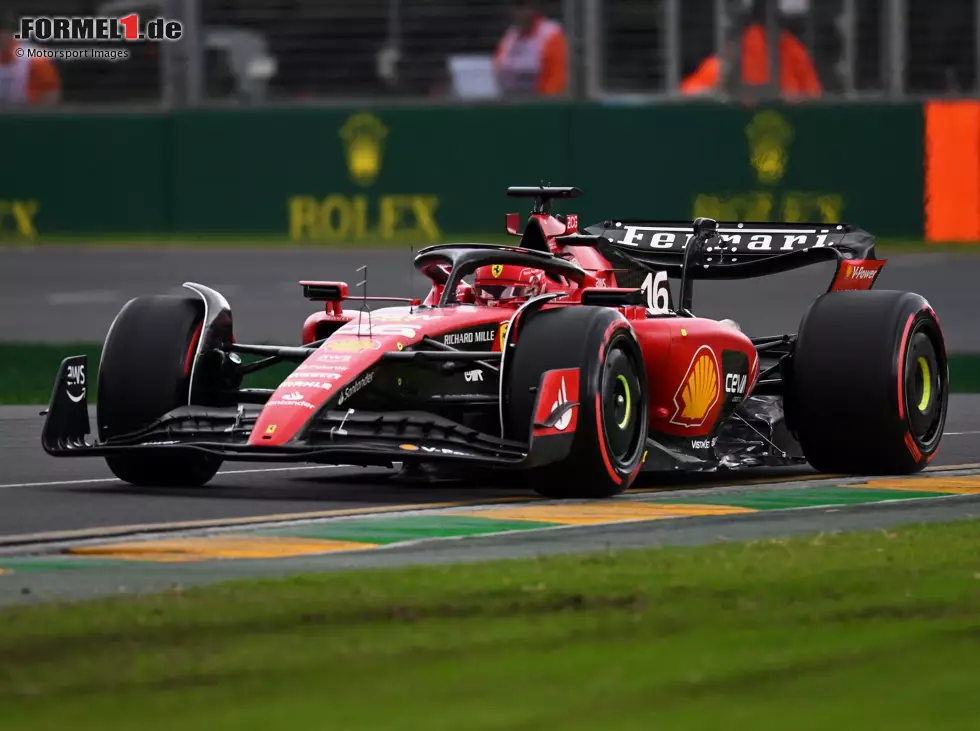 Charles Leclerc im Ferrari SF-23 beim Formel-1-Training 2023 in Australien Foto zur News: Charles Leclerc im Ferrari SF-23 beim Formel-1-Training 2023 in Australien