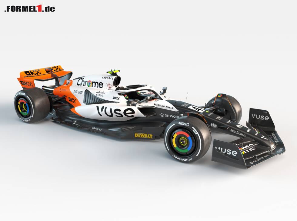 Foto zur News: Sonderdesign auf dem McLaren MCL60 für Monaco und Barcelona