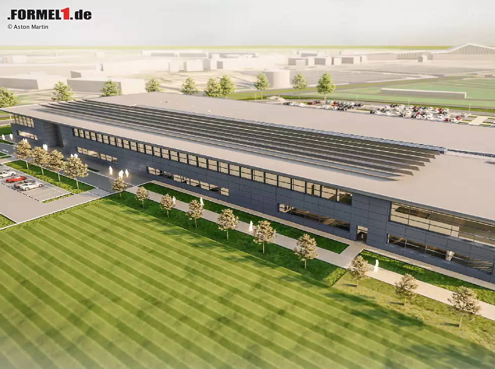 Foto zur News: Aston-Martin-Fabrik in Silverstone