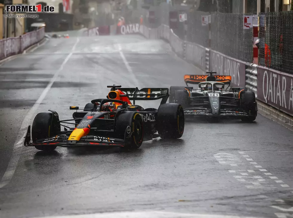 Foto zur News: Max Verstappen, Oscar Piastri