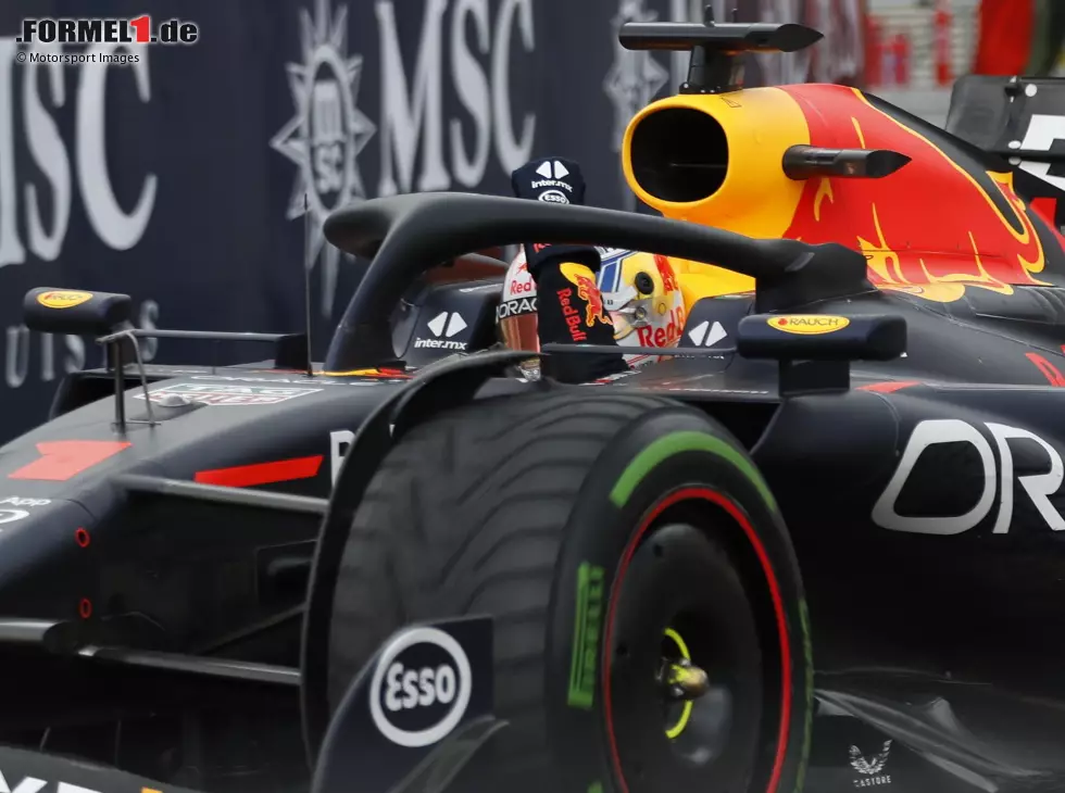 Foto zur News: Max Verstappen feierte in Monaco am Ende einen deutlichen Sieg