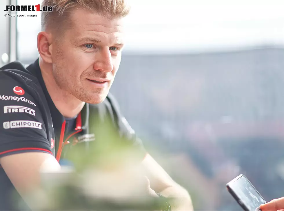 Foto zur News: Nico Hülkenberg (Haas) vor dem Formel-1-Rennen in Silverstone 2023