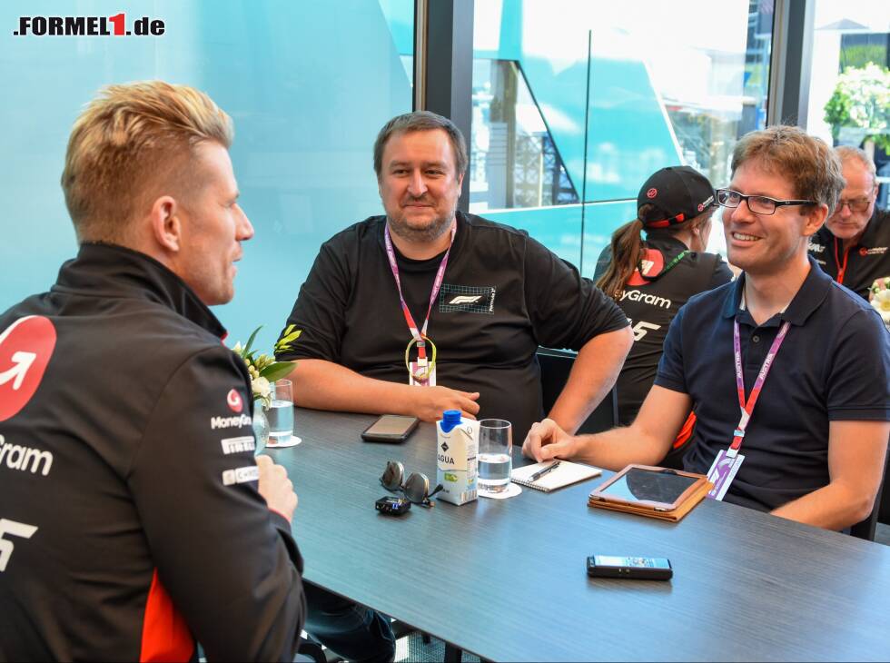 Nico Hülkenberg, Christian Nimmervoll und Stefan Ehlen Foto zur News: Nico Hülkenberg, Christian Nimmervoll und Stefan Ehlen