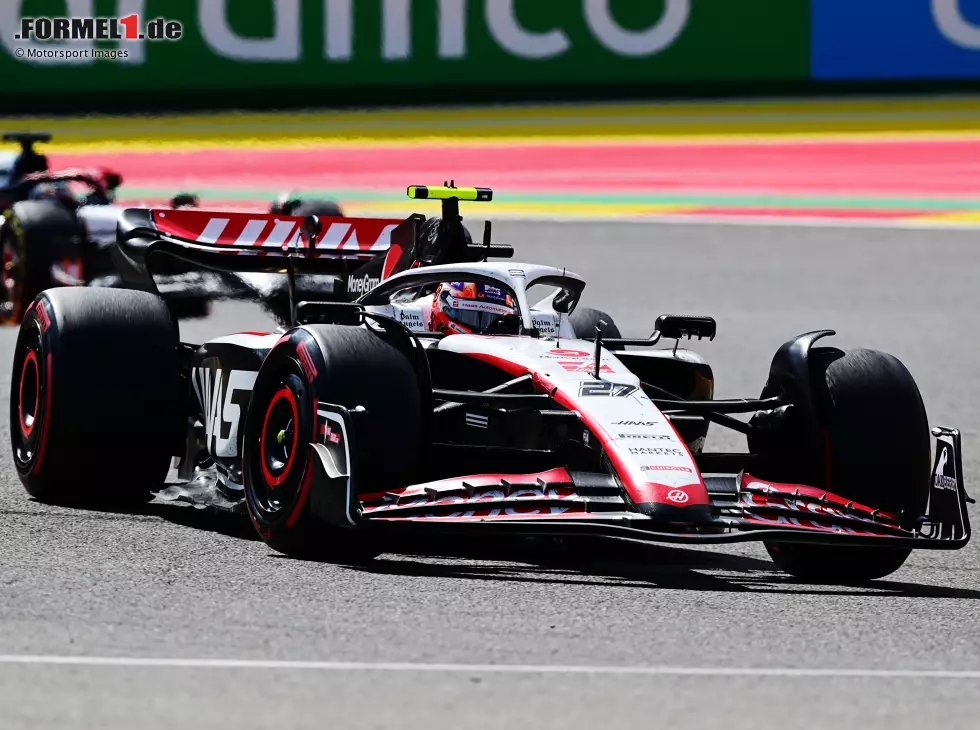 Foto zur News: Nico Hülkenberg beim Formel-1-Rennen in Belgien 2023