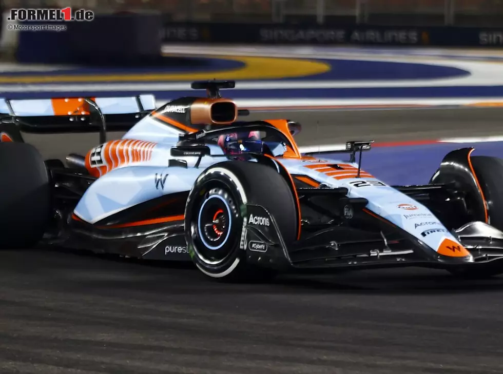Alexander Albon beim Formel-1-Rennen in Singapur 2023 Foto zur News: Alexander Albon beim Formel-1-Rennen in Singapur 2023