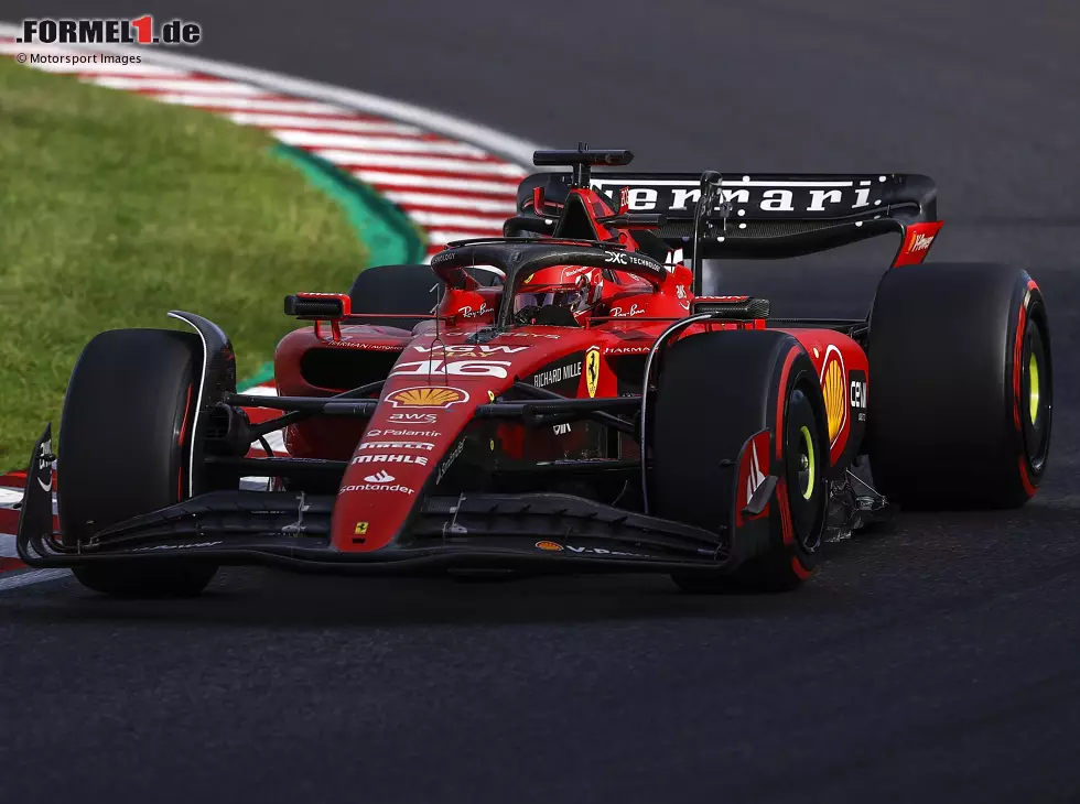 Charles Leclerc beim Formel-1-Rennen in Suzuka 2023 Foto zur News: Charles Leclerc beim Formel-1-Rennen in Suzuka 2023