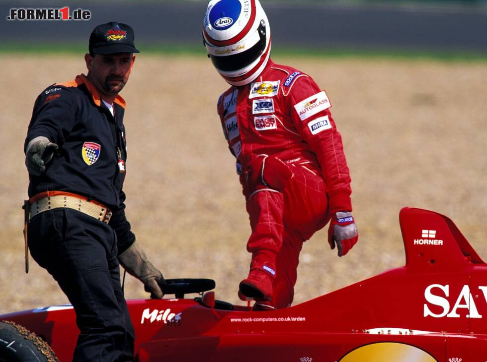 Foto zur News: Christian Horner: Unfall bei einem Formel-3000-Test in Silverstone 1998