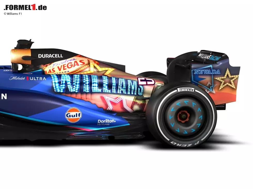 Foto zur News: Williams-Sonderdesign für den Grand Prix von Las Vegas 2023