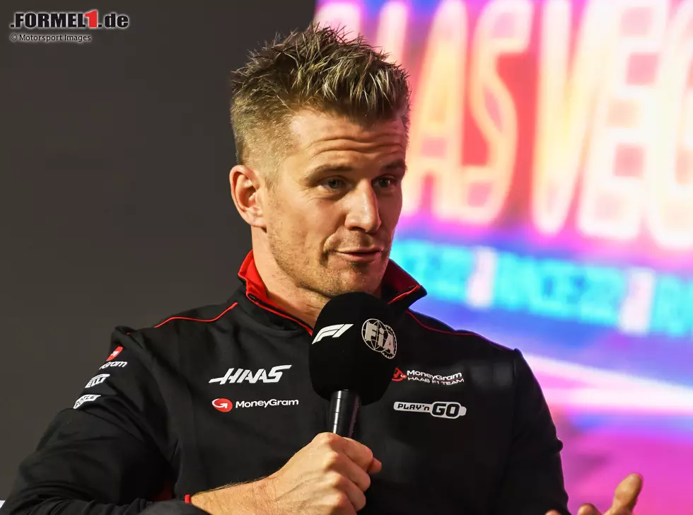Nico Hülkenberg (Haas) vor dem Formel-1-Rennen in Las Vegas 2023 Foto zur News: Nico Hülkenberg (Haas) vor dem Formel-1-Rennen in Las Vegas 2023