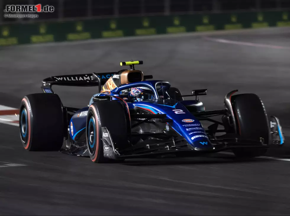 Foto zur News: Logan Sargeant (Williams FW45) beim Qualifying zum Formel-1-Rennen in Las Vegas 2023