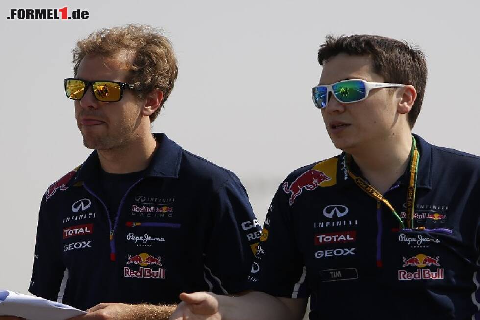 Foto zur News: Sebastian Vettel mit Tim Malyon