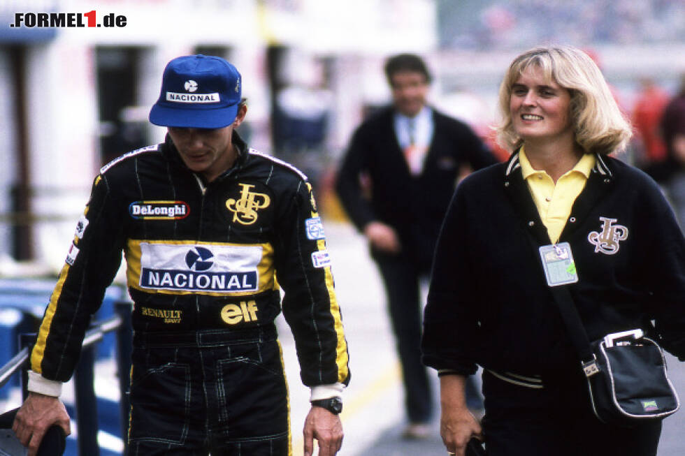 Foto zur News: Ayrton Senna und Ann Bradshaw