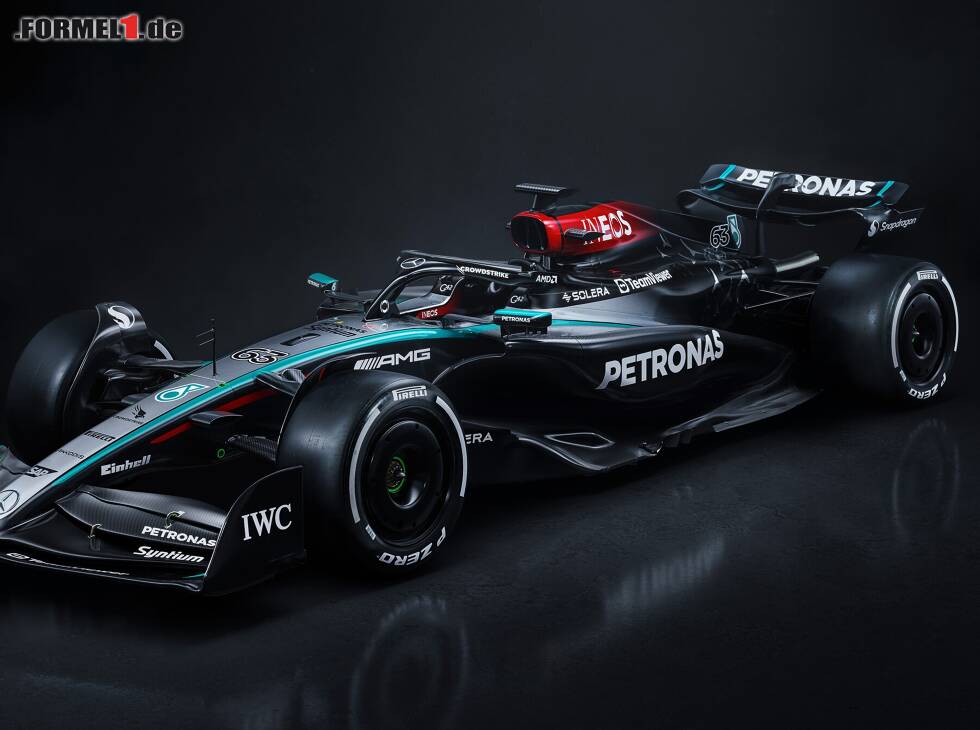 Foto zur News: Mercedes W15 von George Russell für die Formel-1-Saison 2024