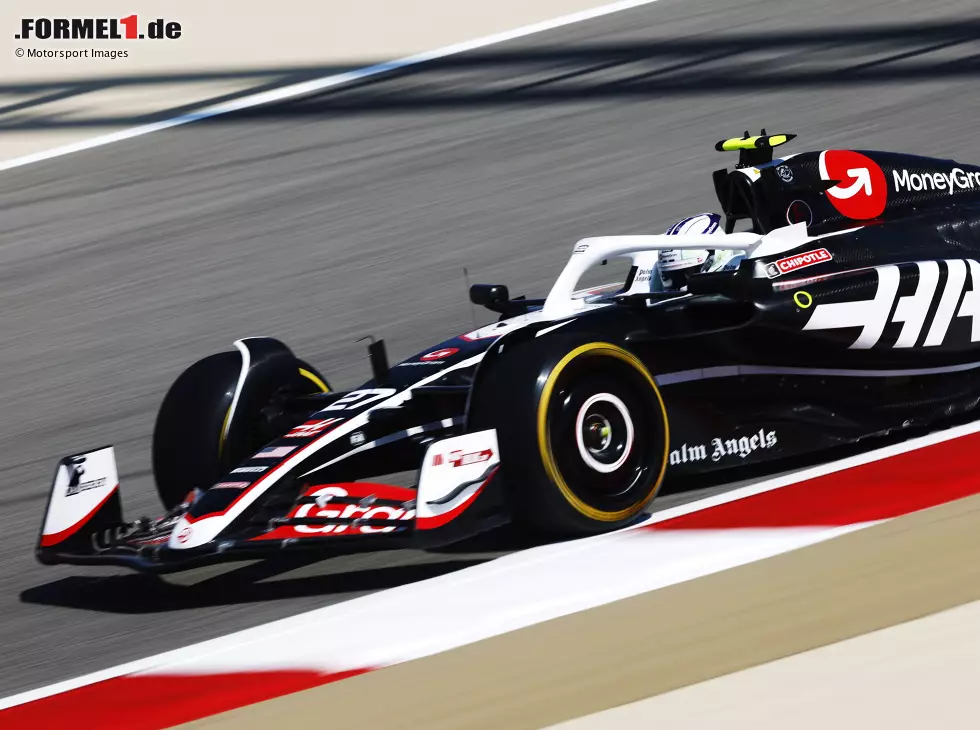 Foto zur News: Nico Hülkenberg (Haas VF-24) bei den Formel-1-Testfahrten in Bahrain 2024