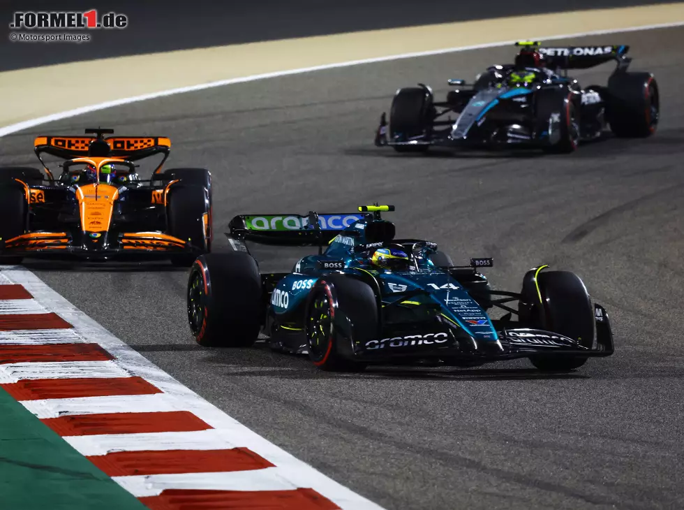 Foto zur News: Fernando Alonso, Oscar Piastri