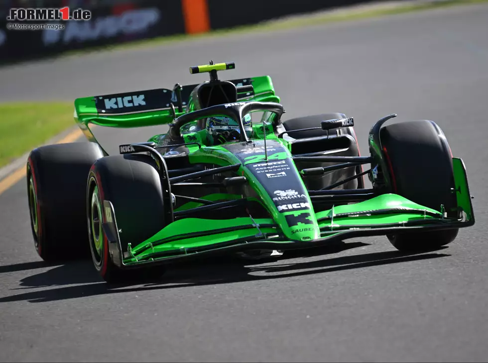 Foto zur News: Guanyu Zhou (Sauber C44) beim Formel-1-Rennen in Australien 2024