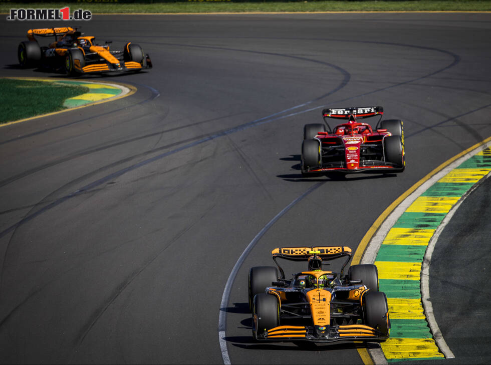 Foto zur News: Ferrari und McLaren waren in Melbourne dicht beisammen