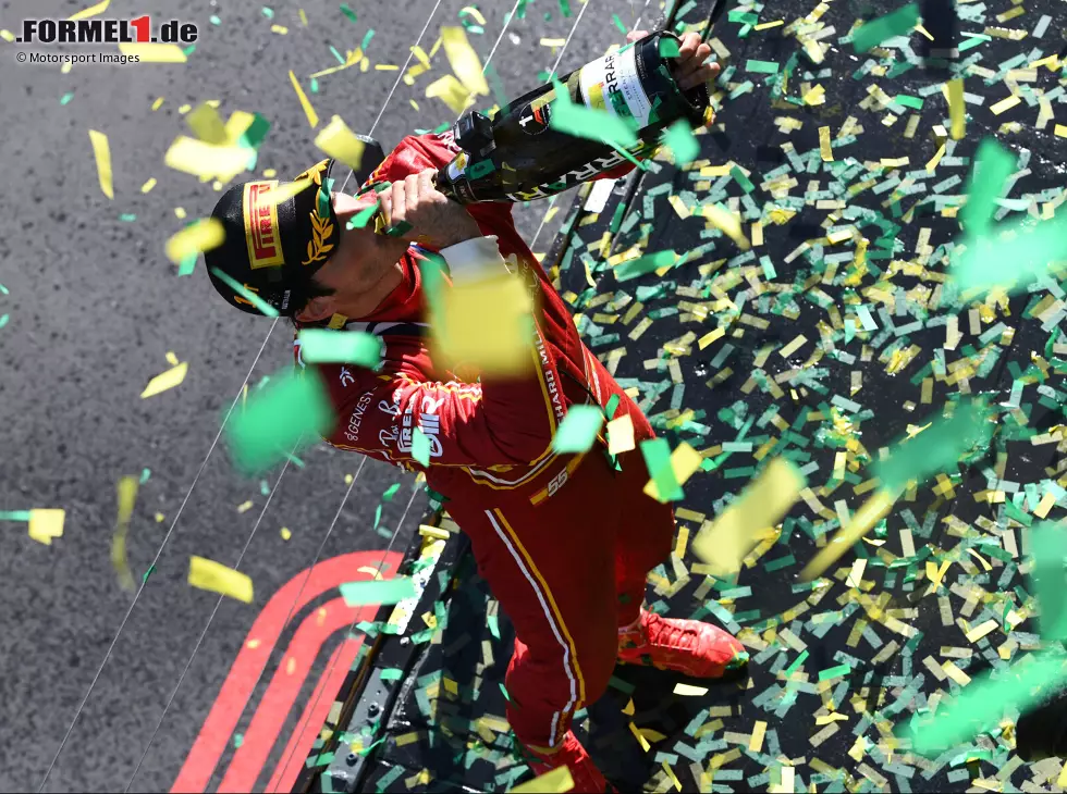 Foto zur News: Carlos Sainz (Ferrari) nach dem Formel-1-Rennen in Australien 2024