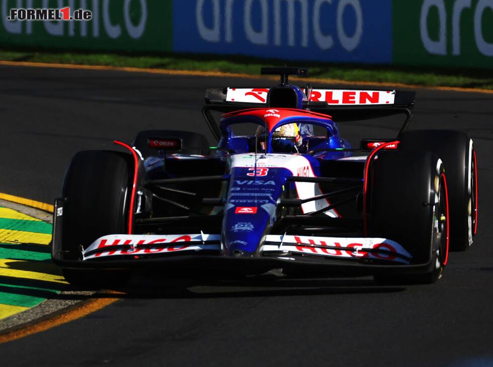 Foto zur News: Daniel Ricciardo im Racing Bulls VVARB 01 beim Formel-1-Rennen in Australien 2024