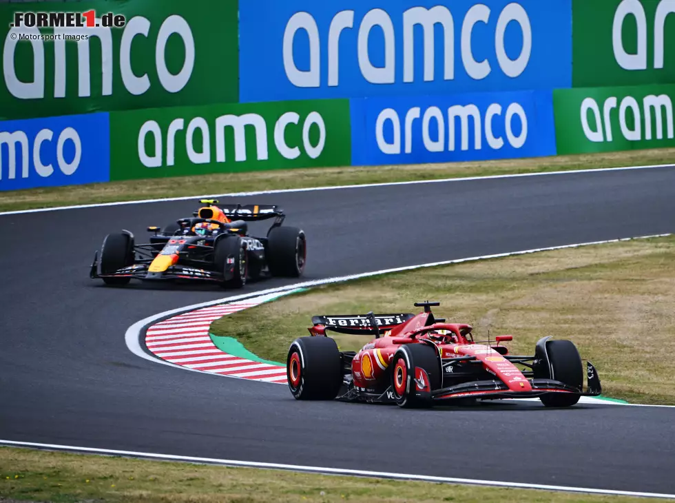 Charles Leclerc, Sergio Perez Foto zur News: Charles Leclerc, Sergio Perez