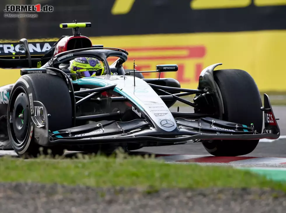 Lewis Hamilton im Mercedes W15 beim Formel-1-Rennen in Japan 2024 Foto zur News: Lewis Hamilton im Mercedes W15 beim Formel-1-Rennen in Japan 2024