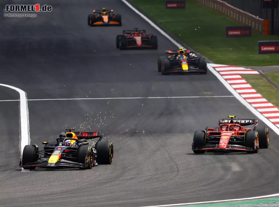 Foto zur News: Max Verstappen, Carlos Sainz, Sergio Perez, Charles Leclerc, Lando Norris