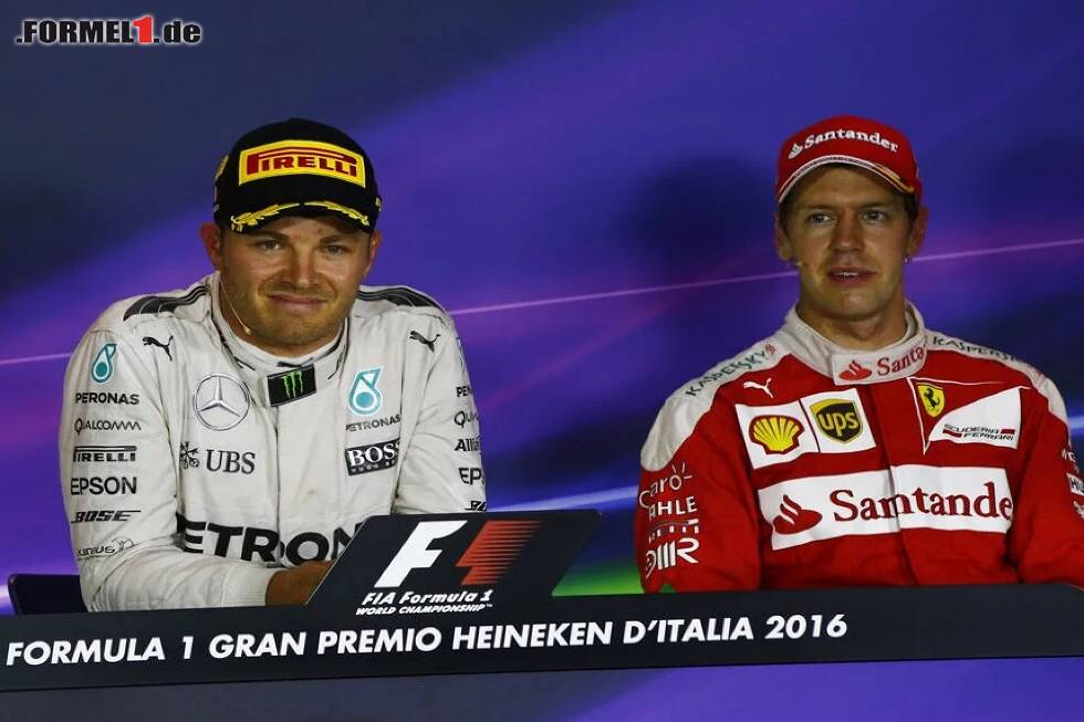 Foto zur News: Deutschlands zwei letzte F1-Weltmeister: Nico Rosberg und Sebastian Vettel