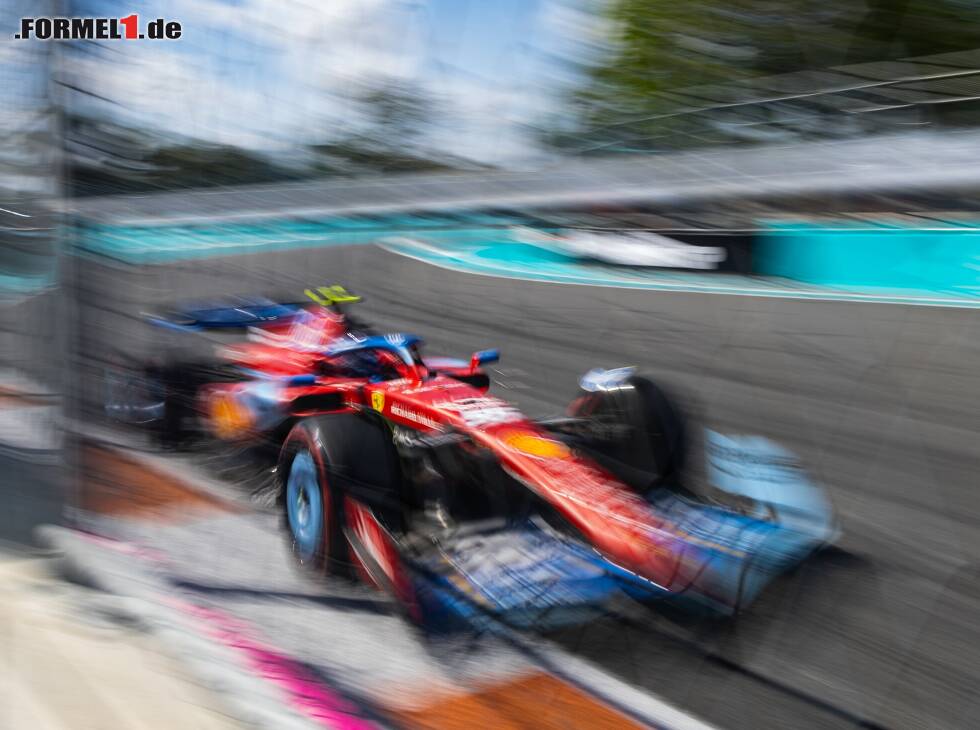 Foto zur News: Ferrari sieht in Miami im wahrsten Sinne des Wortes schnell aus