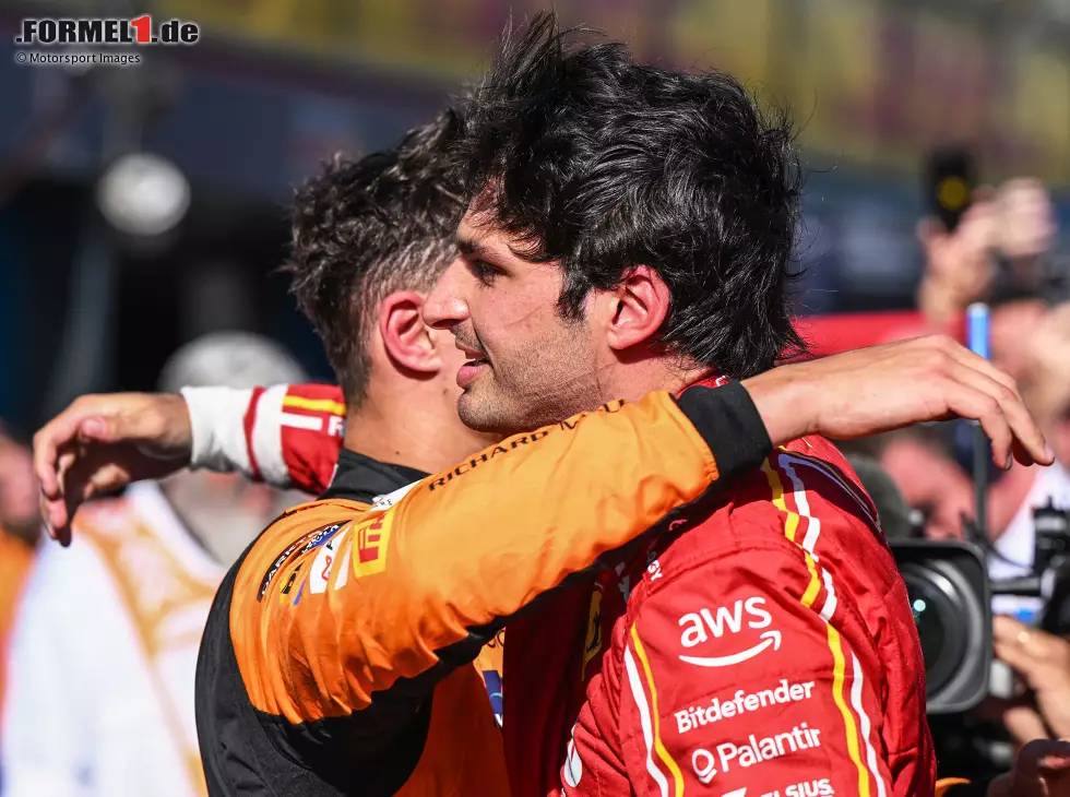 Lando Norris, Carlos Sainz Foto zur News: Lando Norris, Carlos Sainz