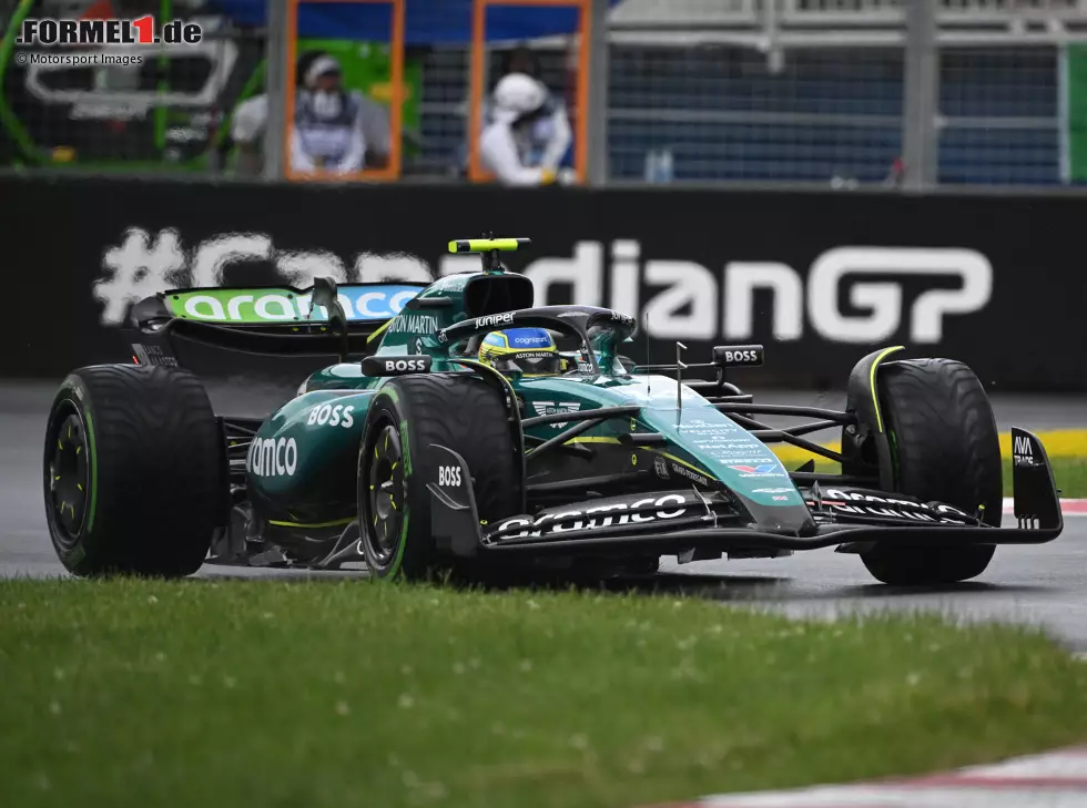 Fernando Alonso (Aston Martin AMR24) beim Formel-1-Rennen in Kanada 2024 Foto zur News: Fernando Alonso (Aston Martin AMR24) beim Formel-1-Rennen in Kanada 2024