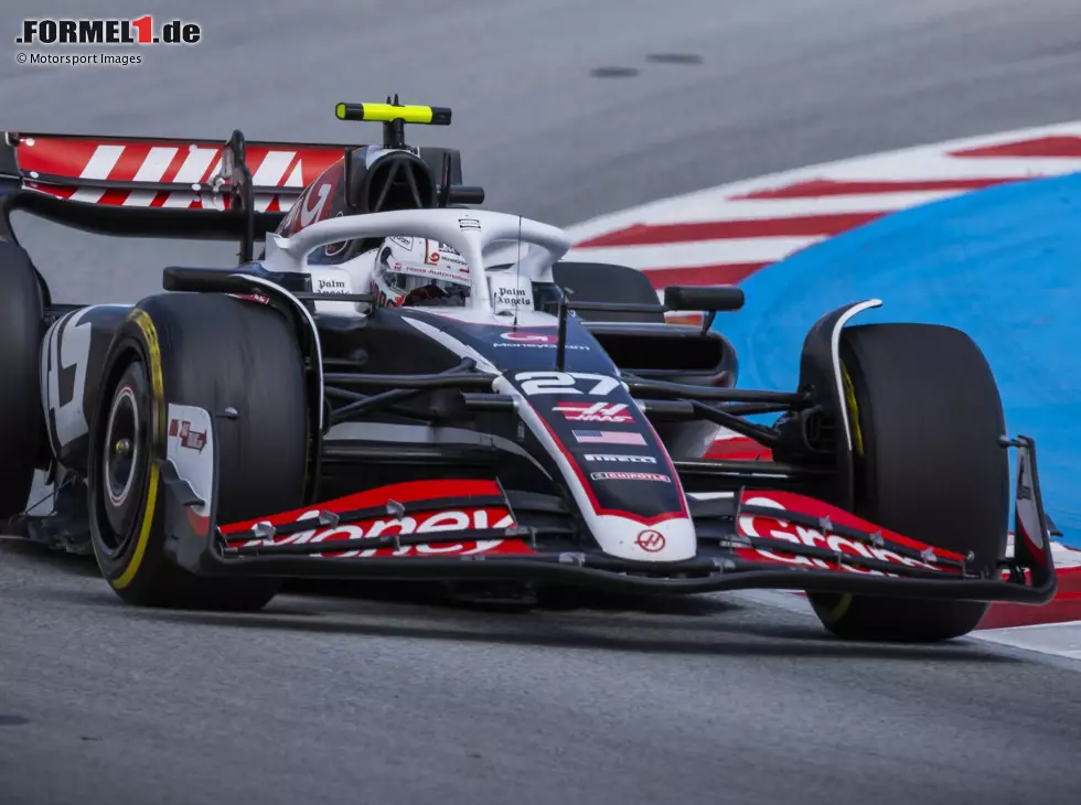 Nico Hülkenberg im Haas VF-24 beim Spanien-Grand-Prix der Formel 1 2024 Foto zur News: Nico Hülkenberg im Haas VF-24 beim Spanien-Grand-Prix der Formel 1 2024