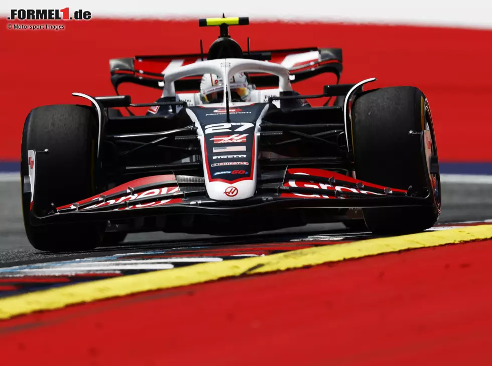 Foto zur News: Nico Hülkenberg (Haas) beim Formel-1-Rennen in Österreich 2024