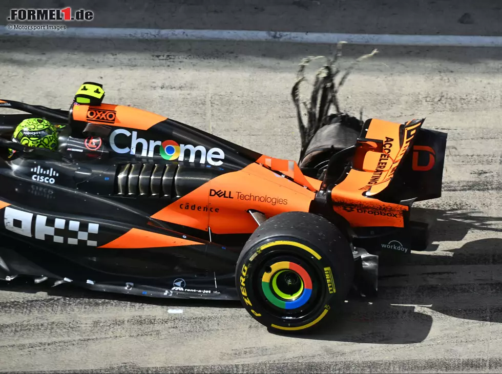 Foto zur News: Lando Norris (McLaren MCL38) beim Formel-1-Rennen in Österreich 2024