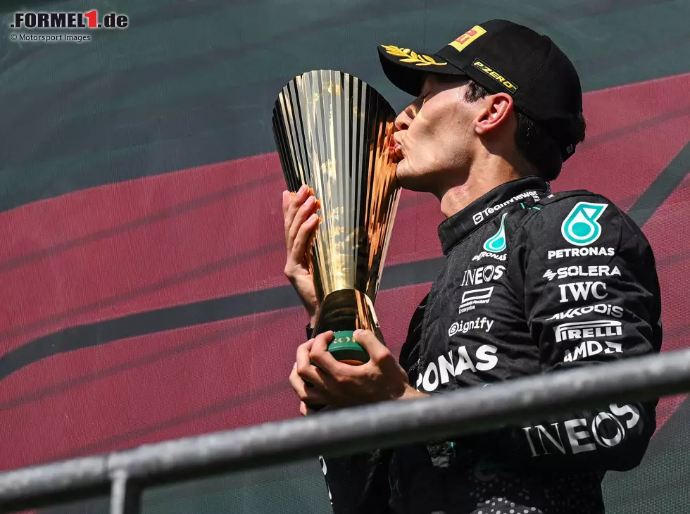 Foto zur News: George Russell (Mercedes) siegt beim Formel-1-Rennen in Belgien 2024