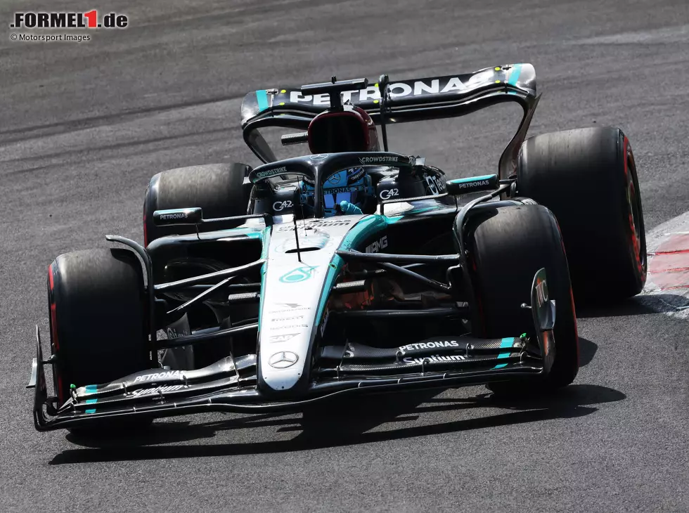 Foto zur News: George Russell (Mercedes W15) beim Formel-1-Rennen in Italien 2024