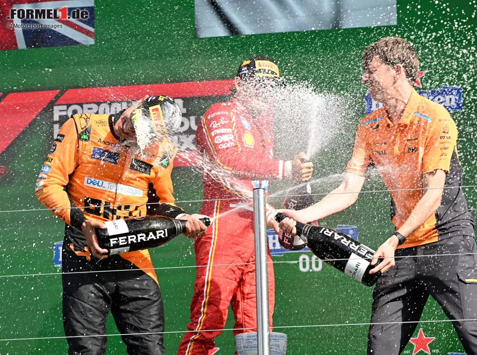 Charles Leclerc, Lando Norris Foto zur News: Charles Leclerc, Lando Norris