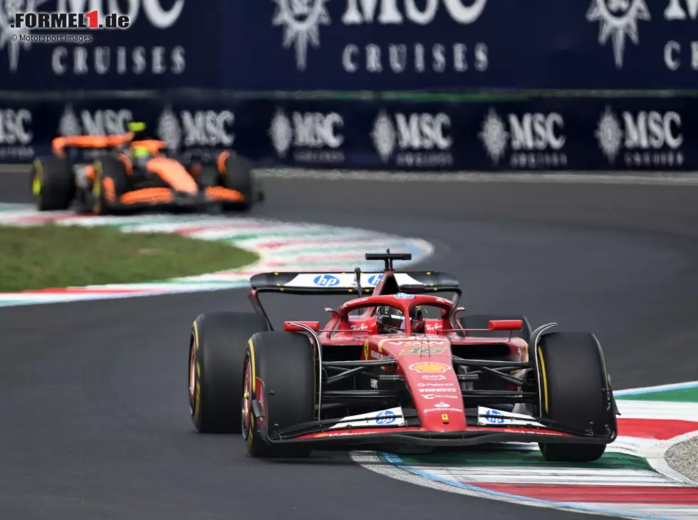 Charles Leclerc, Lando Norris Foto zur News: Charles Leclerc, Lando Norris