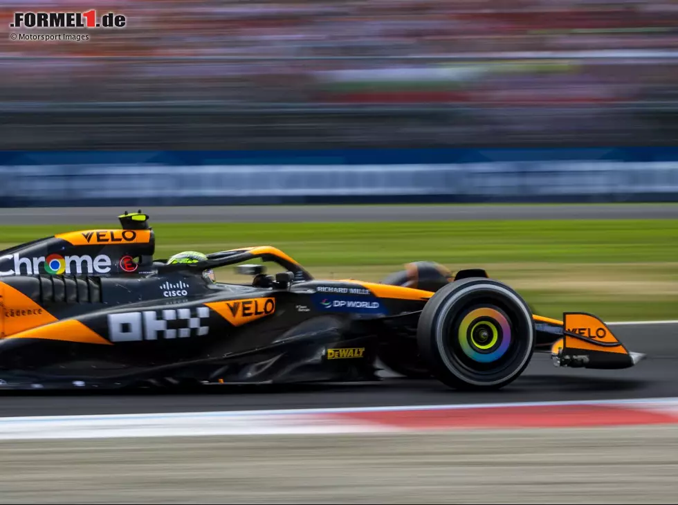 Foto zur News: Lando Norris im McLaren MCL38 beim Formel-1-Rennen in Monza 2024